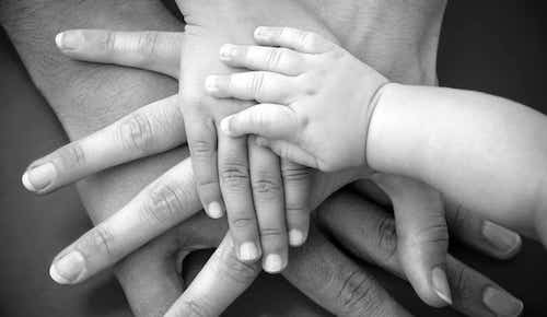 Intergenerational-hands-black-and-white